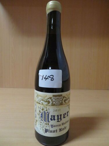 Mayer Yarra Valley Pinot Noir Dr Mayer 2017 (1x750ml).Establishment Sell Price is: $103