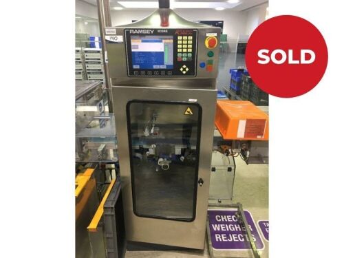 *SOLD* Check weigher, RAMSEY, Model number: RXM AC9000, Serial number: 4S88, SAP id 20651504, Manufactred: 2000