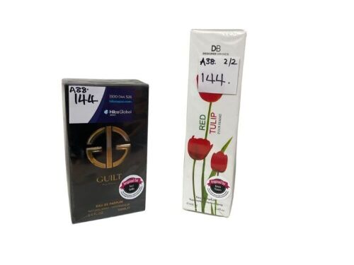 Designer Brands Red Tulip for Women Eau De Parfum 100ml & Designer Brands Guilt Eau de Parfum 100ml