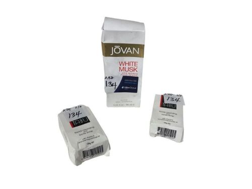 Jovan Women Black Musk Cologne 96ml & 2x Tabu Facial Cleansing and Body Soap