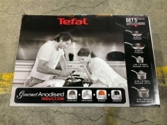 Tefal Gourmet Hard Anodised Induction 5 Piece Cookware Set - 8