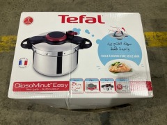 Tefal Clipsominut Easy Pressure Cooker, Red/Black, P4624866 - 2