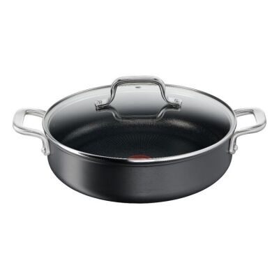 Tefal Premium Specialty Hard Anodised Induction Chef Pan with Lid 30 cm H9167517