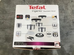 Tefal Ingenio Preference Stainless Steel 13 pieces Cookware Set, Silver, L9409042 - 3