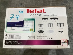 Tefal Ingenio Preference Stainless Steel 13 pieces Cookware Set, Silver, L9409042 - 7