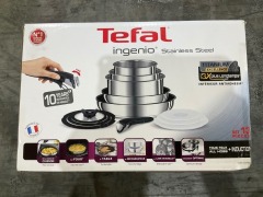 Tefal Ingenio Preference Stainless Steel 13 pieces Cookware Set, Silver, L9409042 - 2
