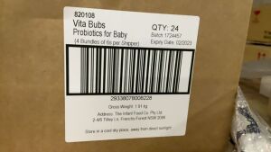 Pallet of Vita Bubs Probiotics for Baby - 3