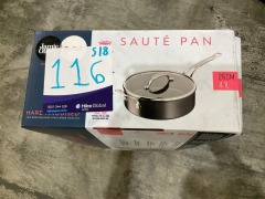 Tefal Jamie Oliver Cooks Classic Induction Non-Stick Hard Anodised Sautepan 26cm + lid Black H9123344 - 8