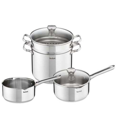 fal Duetto Induction Stainless Steel 3 Piece Pasta Set A705S874