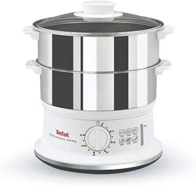 Tefal Convenient Series Stainless Steel Food Steamer White VC1451