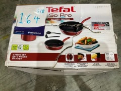 Tefal So Pro 3 Piece Titanium Force Non Stick Induction Cook Set plus 2pc Utensil Set G154S644 - 8