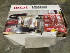 Tefal Fast &amp; Easy Induction Stainless Steel 8L Pressure Cooker P2534447 - 2