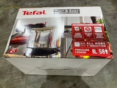 Tefal Fast &amp; Easy Induction Stainless Steel 8L Pressure Cooker P2534447 - 4