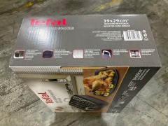 Tefal D9259944 29x39cm Hard Anodised Roaster and Rack - 6