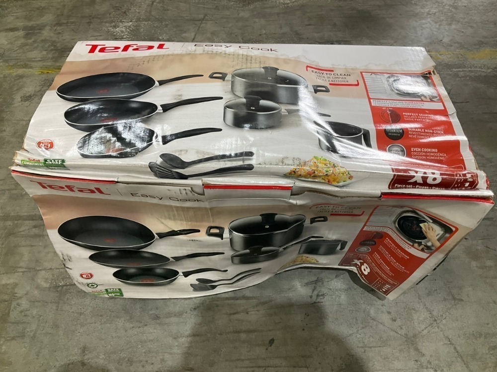 Tefal Easy Cookware Set With Utensils 6Pce B487S817