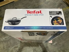 Tefal Hard Anodised Specialty Wokpan 32cm A6349444 - 6