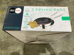 Jamie Oliver by Tefal Cooks Classic Induction Non-Stick Hard Anodised Twin Pack, 24/28cm E306S217 - 7