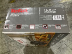 Tefal D9259944 29x39cm Hard Anodised Roaster and Rack - 6
