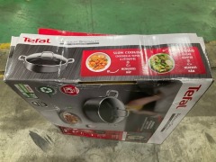 Tefal Jamie Oliver Cooks Classic Induction Non-Stick Hard Anodised Shallowpan 30cm + Lid Black H9129944 - 7