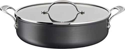 Tefal Jamie Oliver Cooks Classic Induction Non-Stick Hard Anodised Shallowpan 30cm + Lid Black H9129944