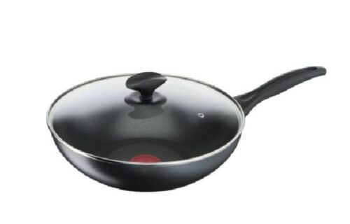 Tefal 28cm Cook & Clean Wook Pan with Lid B2557295