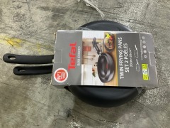 Tefal 20/26cm Hard Anodised Specialty Twin Pack Frying Pans E991S - 3