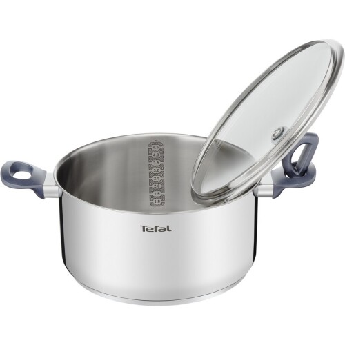 Tefal Daily Cook 5L Induction 24cm Stewpot + Lid Stainless Steel G7124645