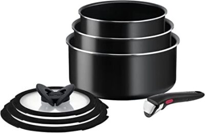 Tefal Ingenio Easy On Non-stick 7pc Saucepan Set L1599602