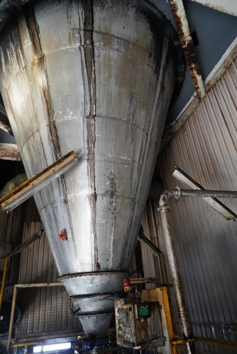 Stainless Steel 50 Ton Bulk Bin Hopper with loading chute, control