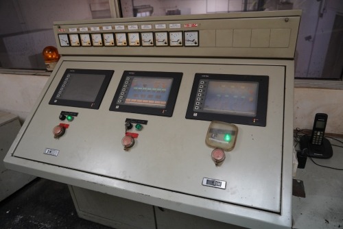 SCADA PLC relay room, control, PLC system Red Light