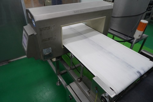 Mesutronic Metal Detector and conveyor