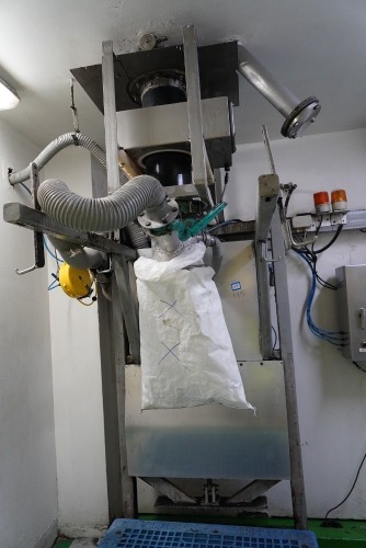 Bulk bag filling machine, 1 Ton, load cell, CEIA Metal Detector, Fall Through Type