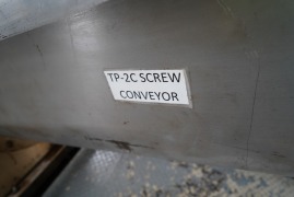 Stainless Steel Screw Conveyor, motorised chain driven, gear unit - 2