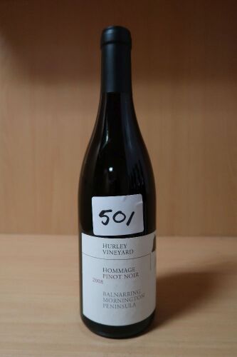 Hurley Mornington Pinot Noir Hommage 2008 (1x750ml).Establishment Sell Price is: $169