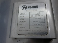 Nu-Con Dust Collector Model DC700, sn: NZ DC700-02, mfg. 2005 - 2