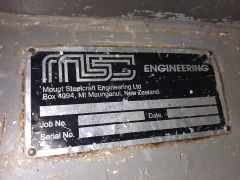 Mount Steel Craft Engineering Stirrer Bunker, 1 MT, Model RB155, sn RB4010, mfg. 2005 - 2