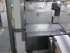 Nu-Con Bag Dump #1, 500kg, Model NZ BD1150, sn: NZ BD1150-01, mfg. 2005,