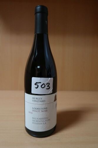 Hurley Mornington Pinot Noir Lodestone 2010 (1x750ml).Establishment Sell Price is: $149
