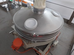 Cuccolini s.r.l. Model VP2 1200 1X Vibro Screen Sifter, 8MT/Hr, sn: AU10082817, mfg.2008