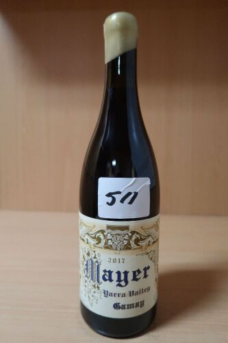 Mayer Yarra Valley Gamay 2017 (1x750ml).Establishment Sell Price is: $103