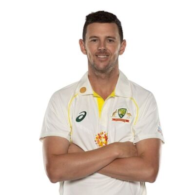 Josh Hazlewood Signed Australian Cricket Team Shirt
