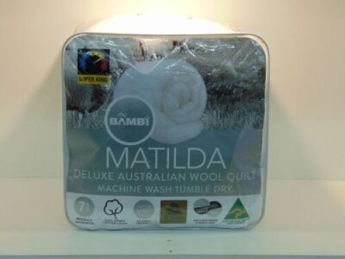 Super King Size My Bambi Matilda Deluxe Australian Wool Quilt