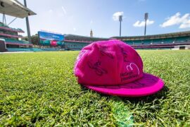 South Africa 2023 Team Signed Pink Baggy - 4