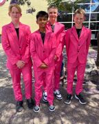 Hot Pink Suit Worn by 12-year-old Nicholas, donated in support of the McGrath Foundation - 3