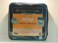 Queen Size Herington Australian Wool Winter Warmth Quilt