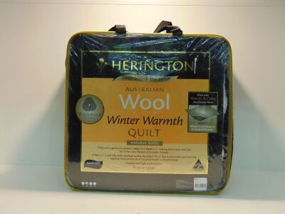 Double Size Herington Australian Wool Winter Warmth Quilt