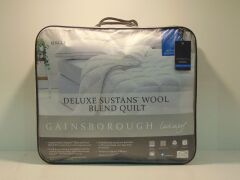 Single Size Gainsborough Deluxe Sustans Wool Blend Quilt