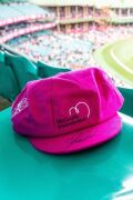 DNL David Warner Australian Cricket Team Signed Pink Baggy - 2