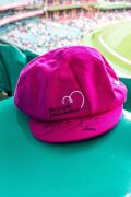 Josh Hazlewood Australian Cricket Team Signed Pink Baggy - 2