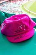 Mathew Renshaw Australian Cricket Team Signed Pink Baggy - 2